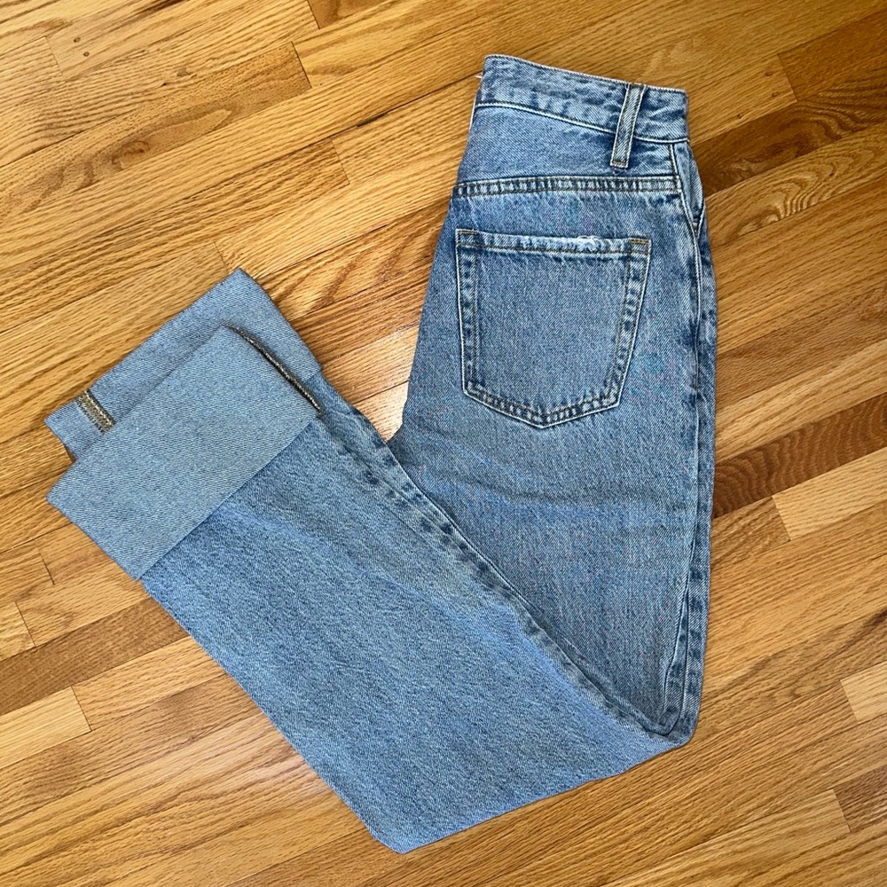 pacsun wide leg jeans, size 24